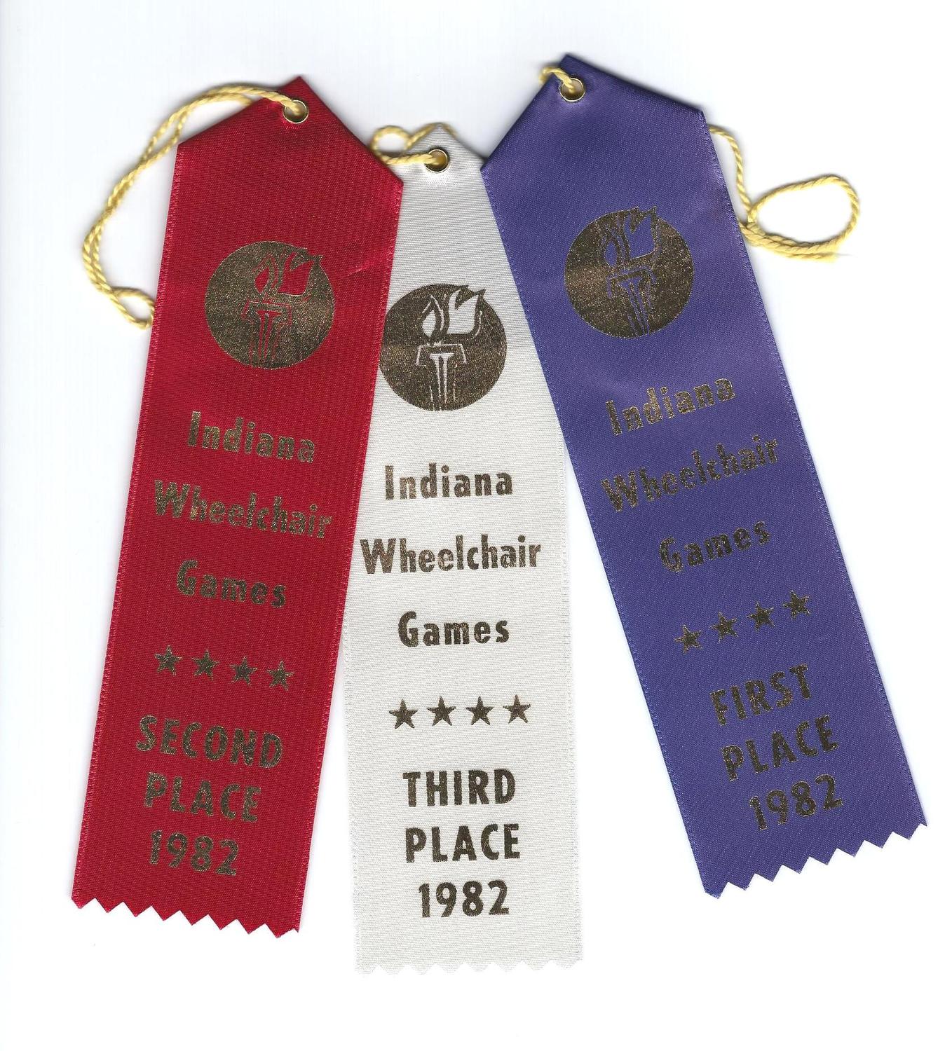 Indiana Wheelchair Games Ribbons