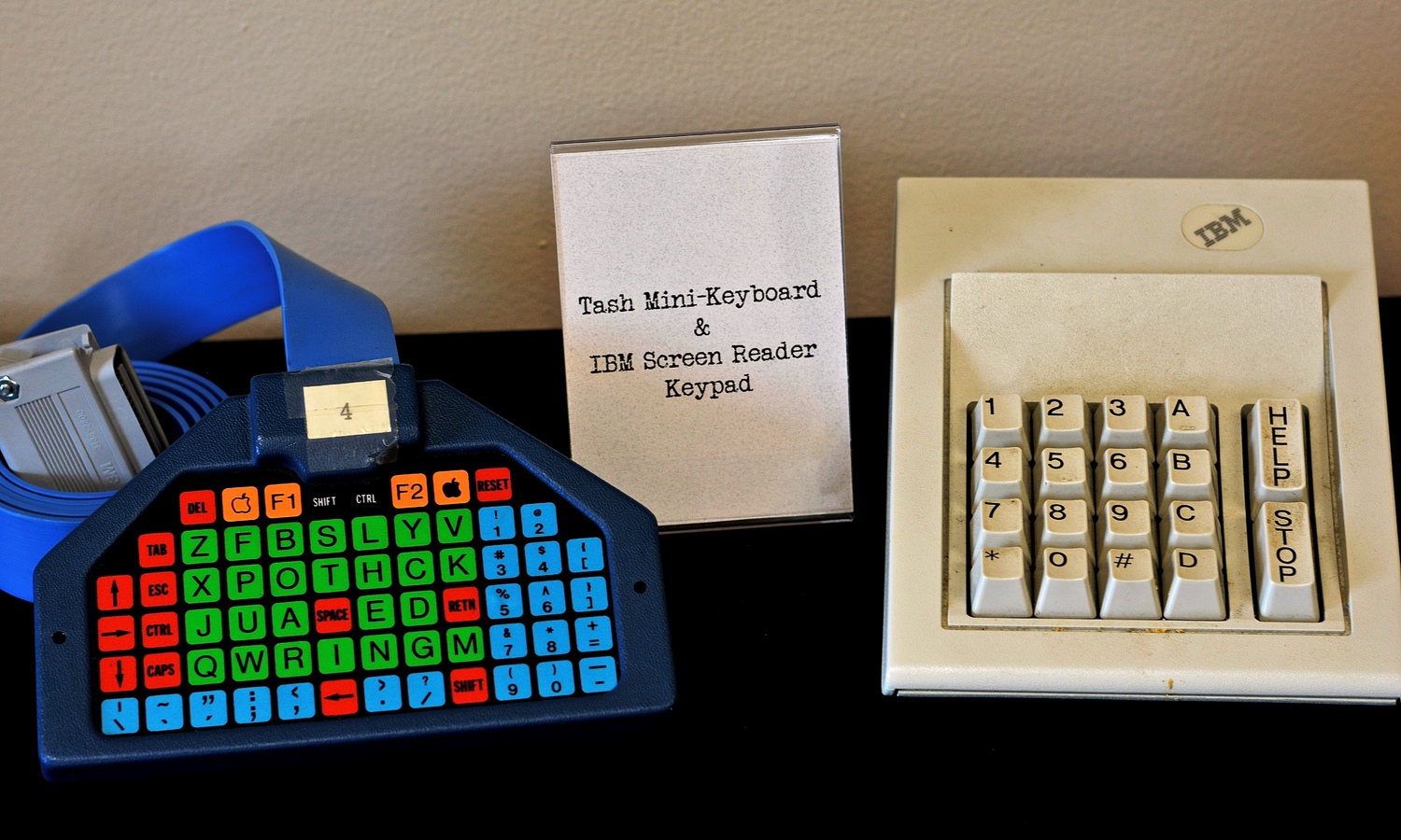 TASH Mini Keyboard and IBM Screen Reader Keypad&lt;br /&gt;<br /><br />
