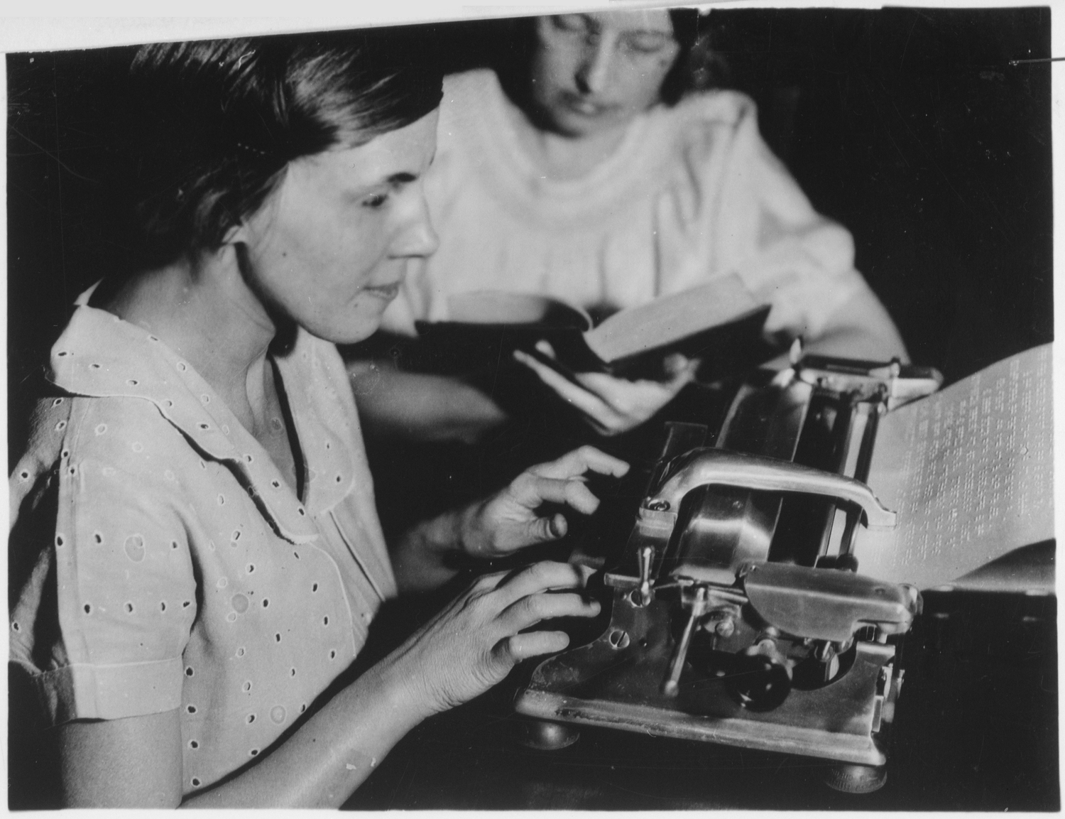 Blind Works Progress Administration Worker