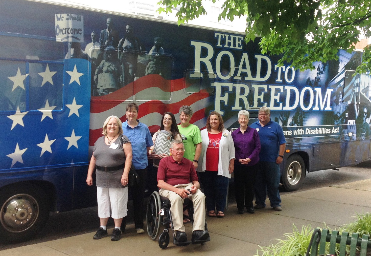 ADA Legacy Tour Bus with SICIL Staff