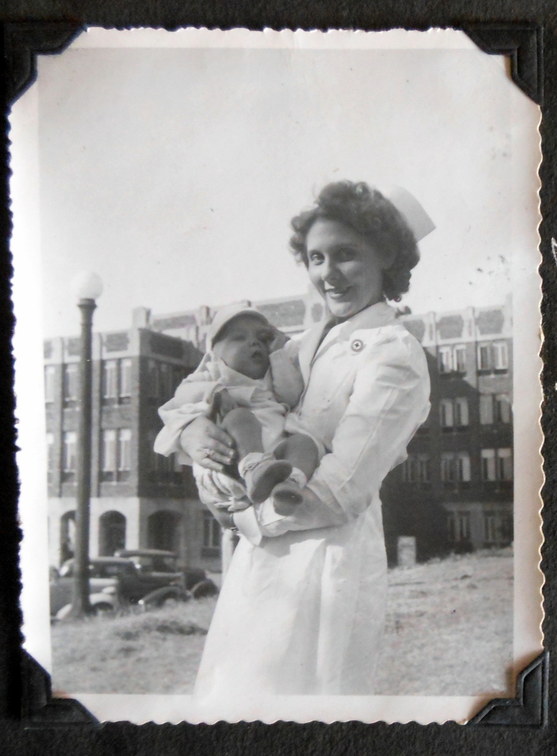 Thomas Hancock with Nurse at General Hospital