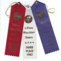 Indiana Wheelchair Games Ribbons