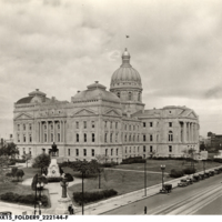 Aerial View of the State House from the Southeast Includes a View of the Grounds, 1931