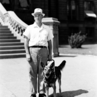 Man with a Guide Dog